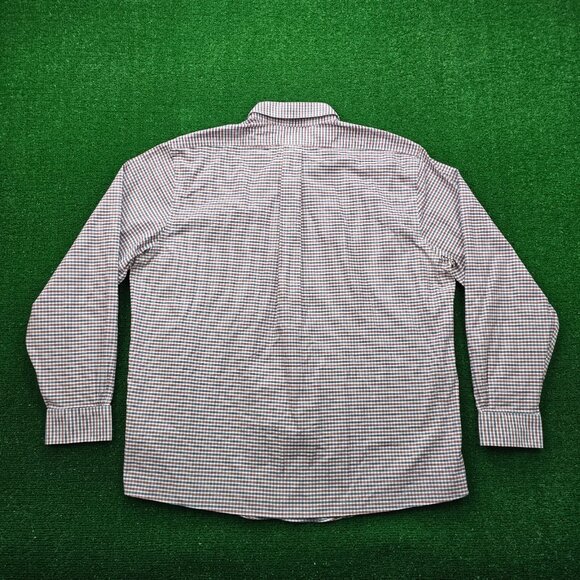 Brooks Brothers Shirt Mens XL Check Button Down‎ Long Sleeve Non-Iron Stretch - Picture 7 of 7